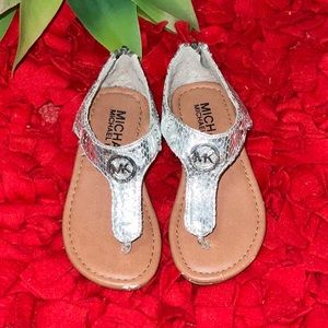 michael kors girls sandals